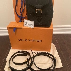 Louis Vuitton Tiny Backpack Empreinte Black Brand New